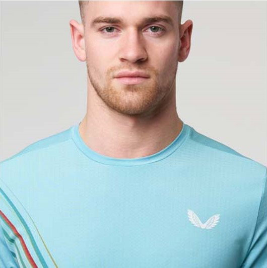 Castore blue tee