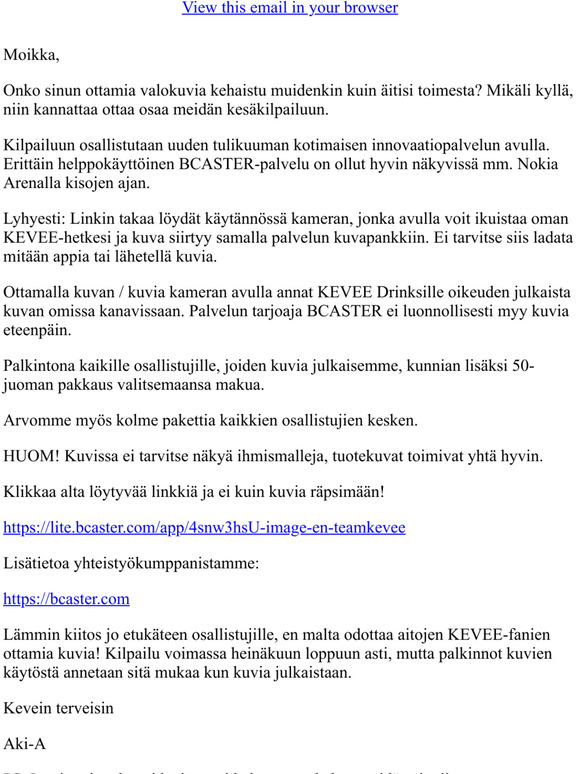 Jnni uutisia!