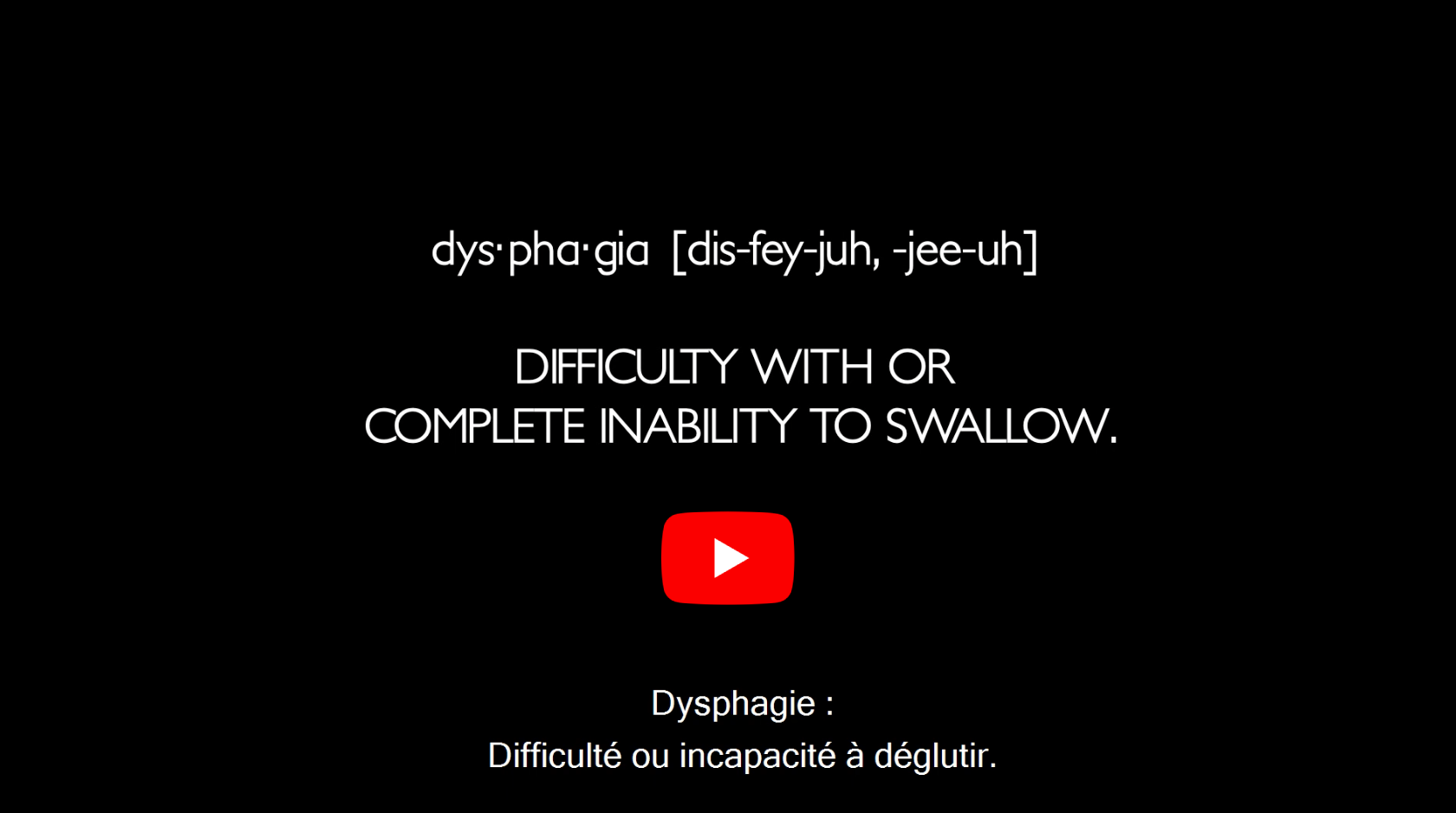 Mois de la Dysphagie