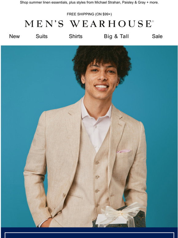 Men's Wearhouse Love the way you look in these summer wedding