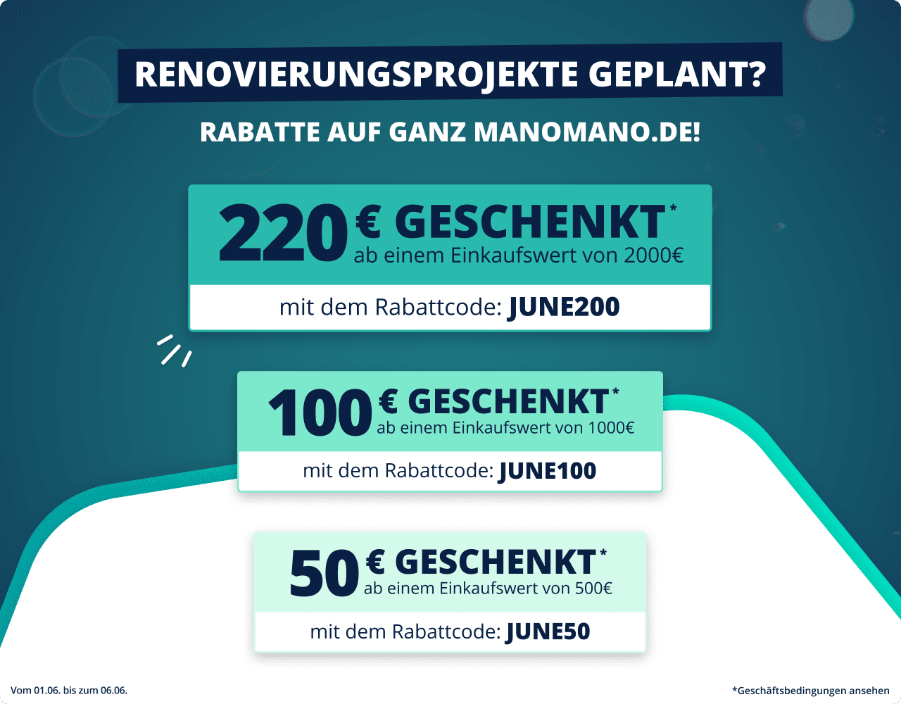 Renovierungsprojekete geplant?