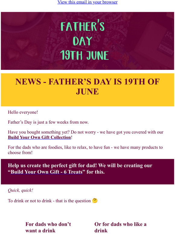 Build your own Father's Day Gift!