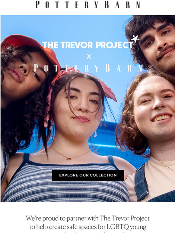 Pottery Barn The Trevor Project x Pottery Barn. Milled