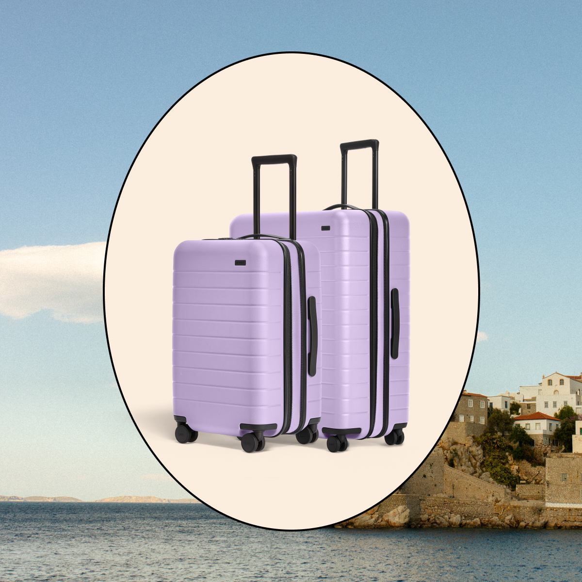 Away suitcase purple online