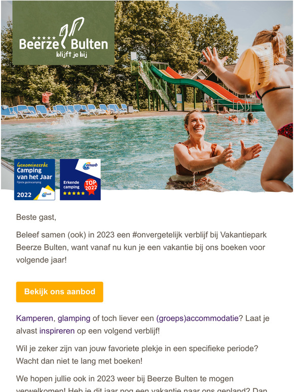 Jouw onvergetelijke verblijf in 2023!