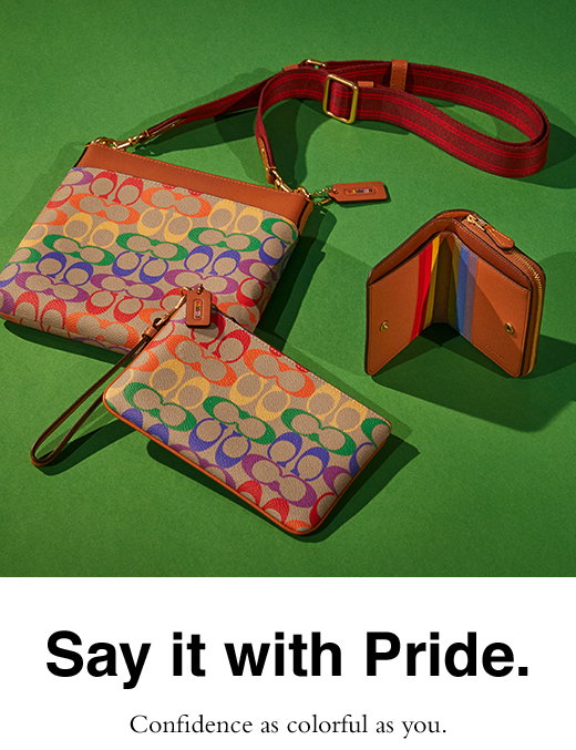 Say it with Pride. Confidence as colorful as you.
