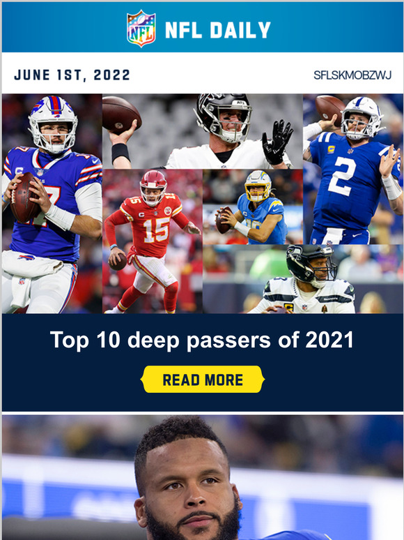 NFL Gamepass DK Top 10 deep passers of 2021 Milled