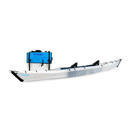 TERRAVENT K3 - Tandem Folding Kayak, 2-Person Origami Kayak, White