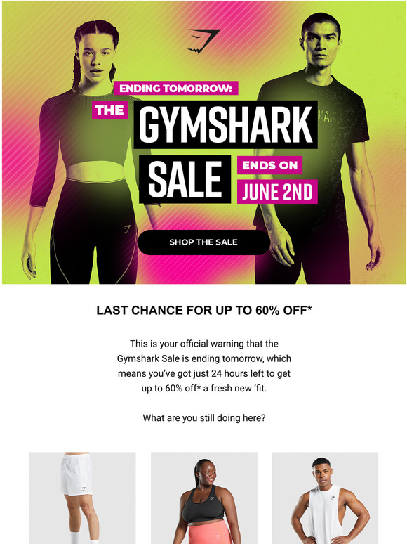 Gymshark EU Ending soon! The Gymshark Sale Milled