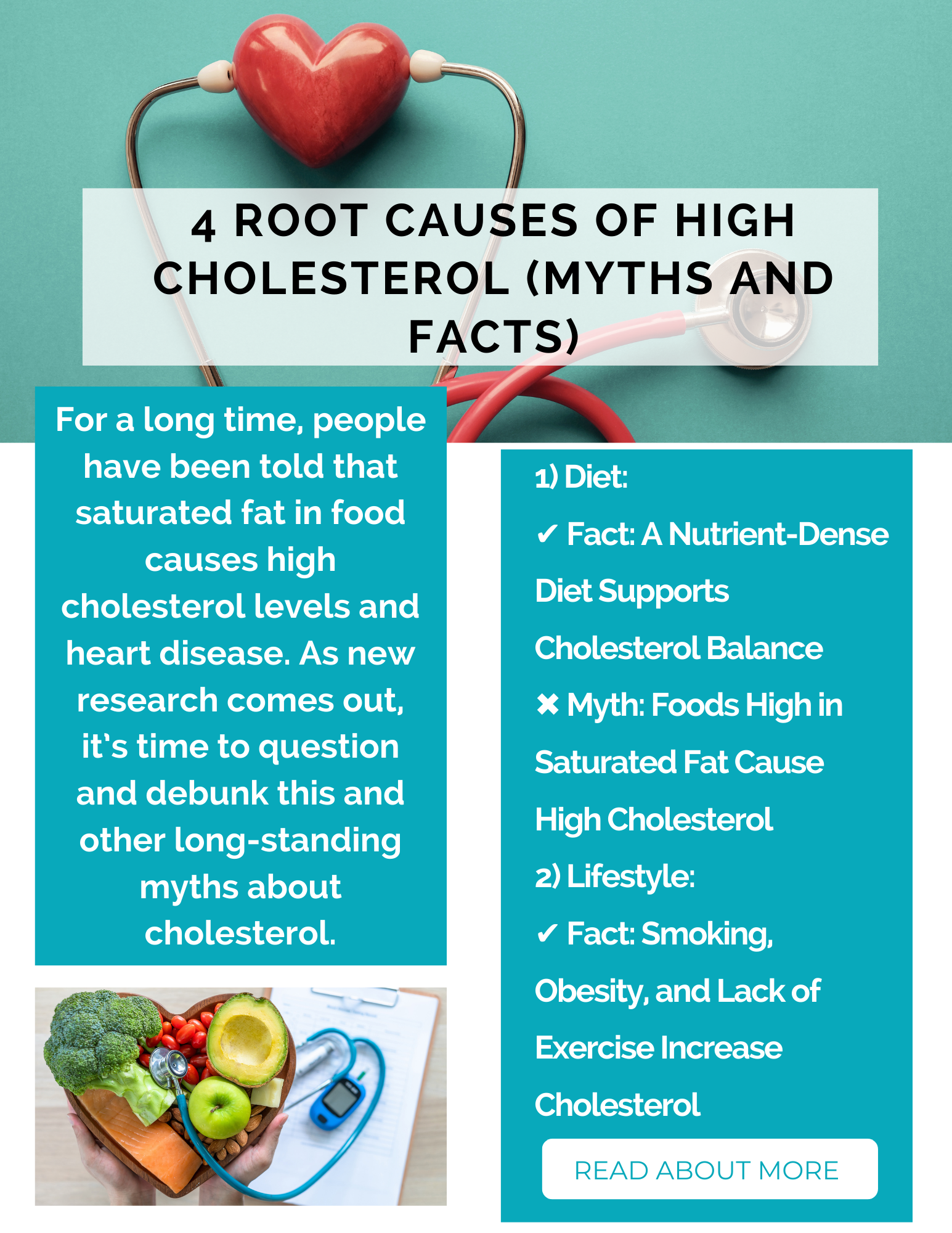 Microbiome Plus 4 Root Causes Of High Cholesterol (Myths & Facts) Milled