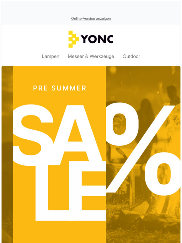 Pre Summer Sale - Viele Rabatte auf deine Lieblingsprodukte