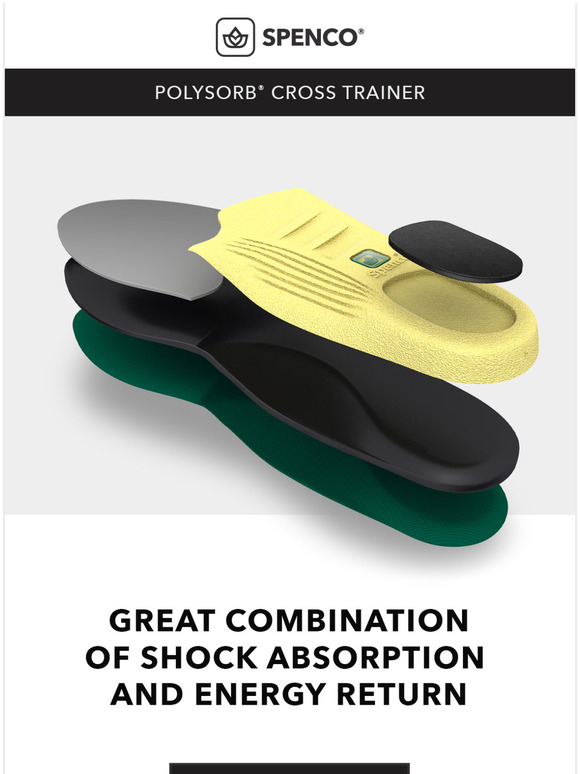 Stay Healthy, Stay Active with PolySorb Cross Trainer Insoles!