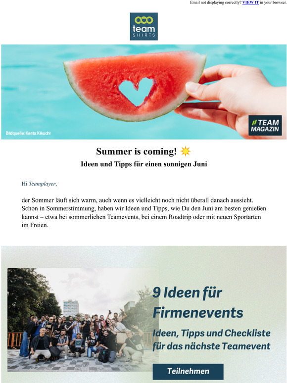 Summer is coming! 
