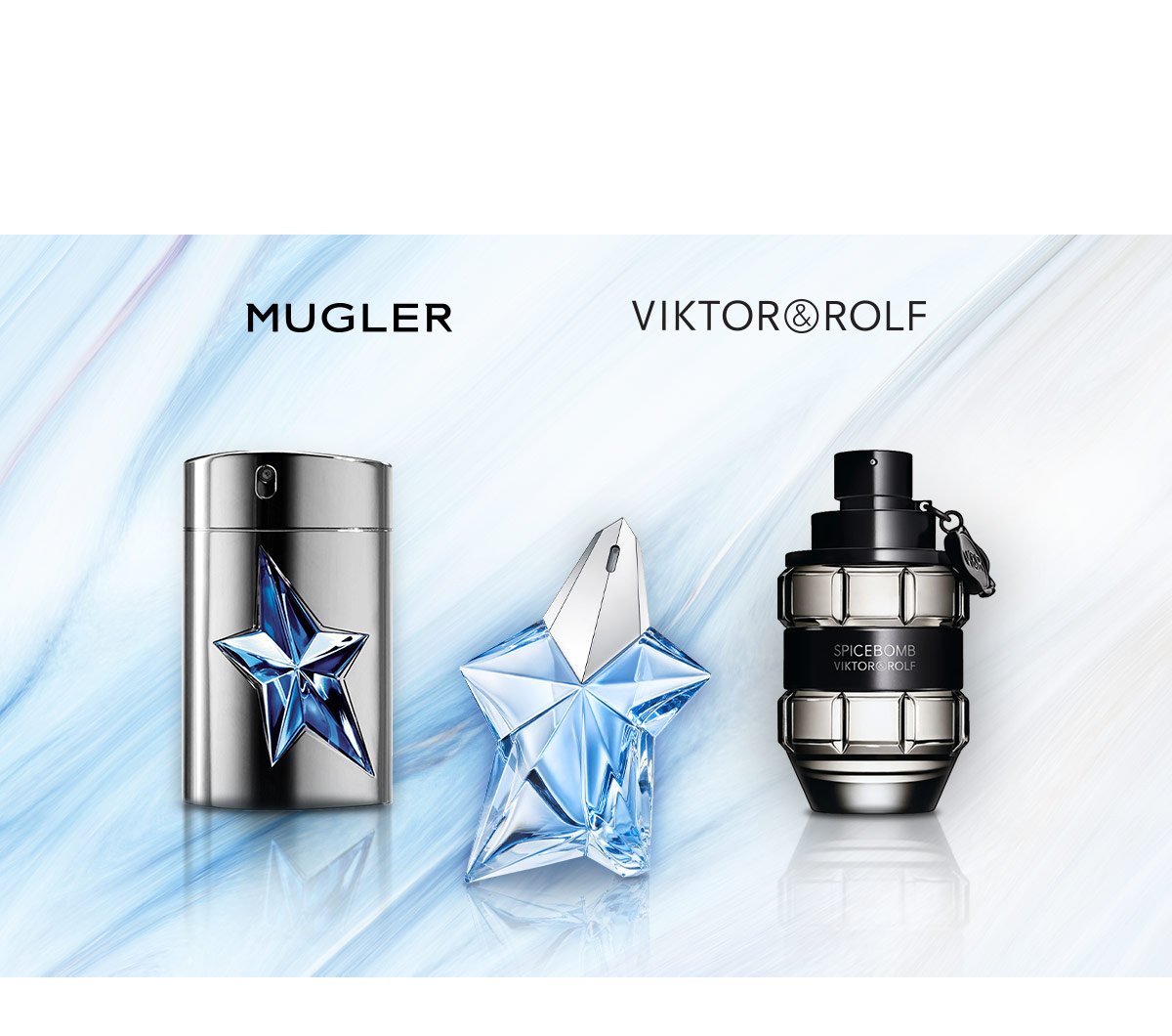 Nakúpte akékoľvek vône Mugler alebo Viktor & Rolf. nad 59 € a vyberte si kozmetickú taštičku priamo pre vás.