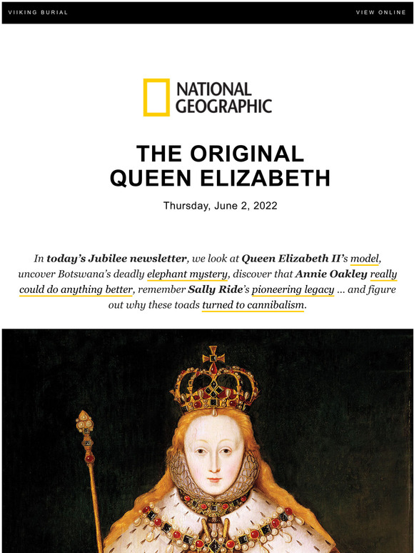 National Geographic: Elizabeth set the standard for monarchs | Milled