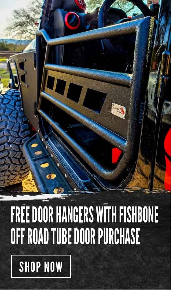FREE Door Hangers with Fishbone Off Road Tube Door Purchase