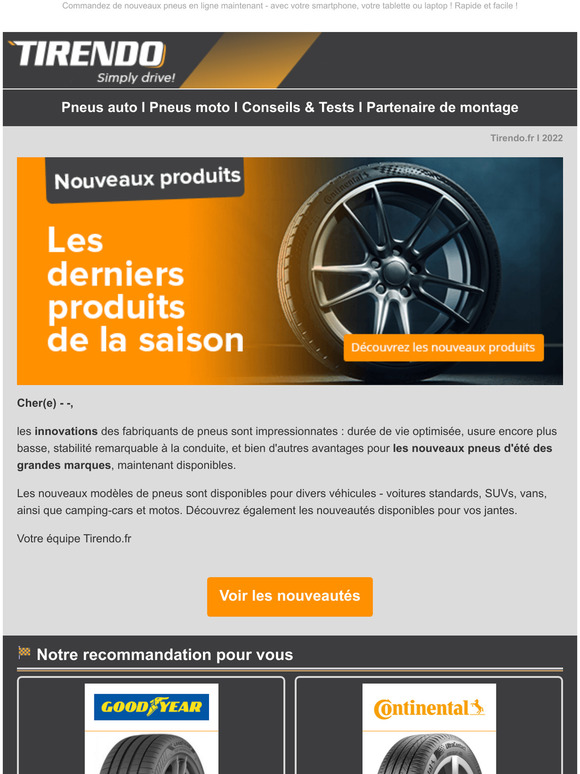 Pneus t : dcouvrez les nouveauts et innovations 2022