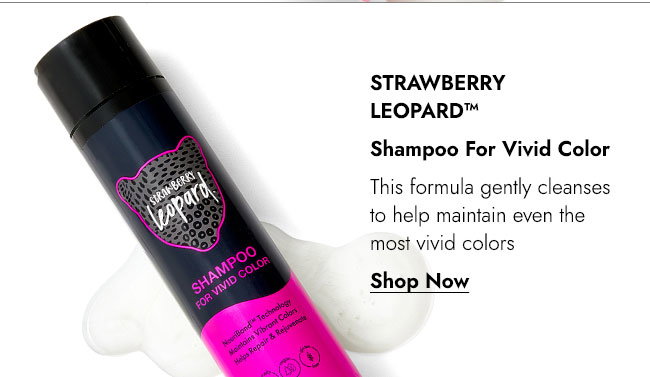 Strawberry Leopard Shampoo For Vivid Color