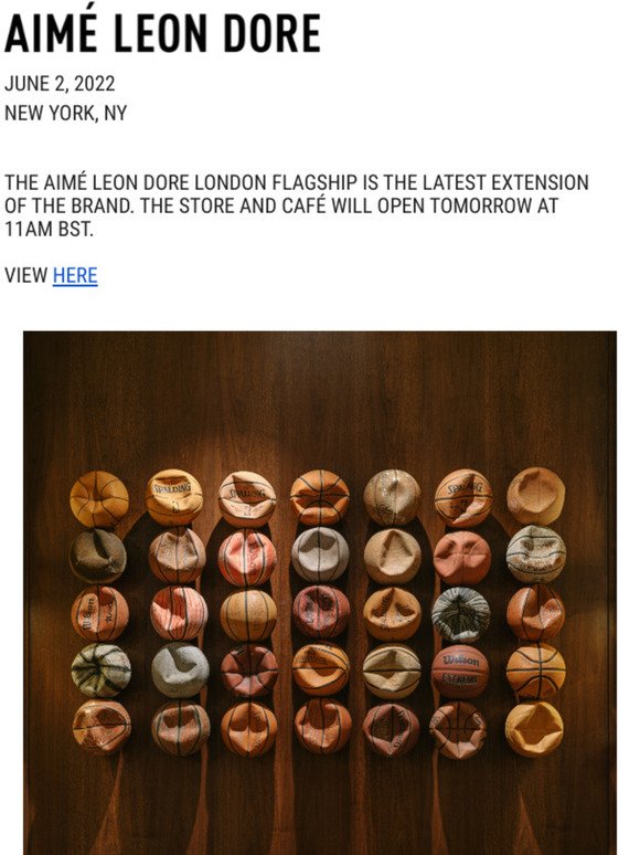 Aimé Leon Dore opens first international flagship in London's Soho 