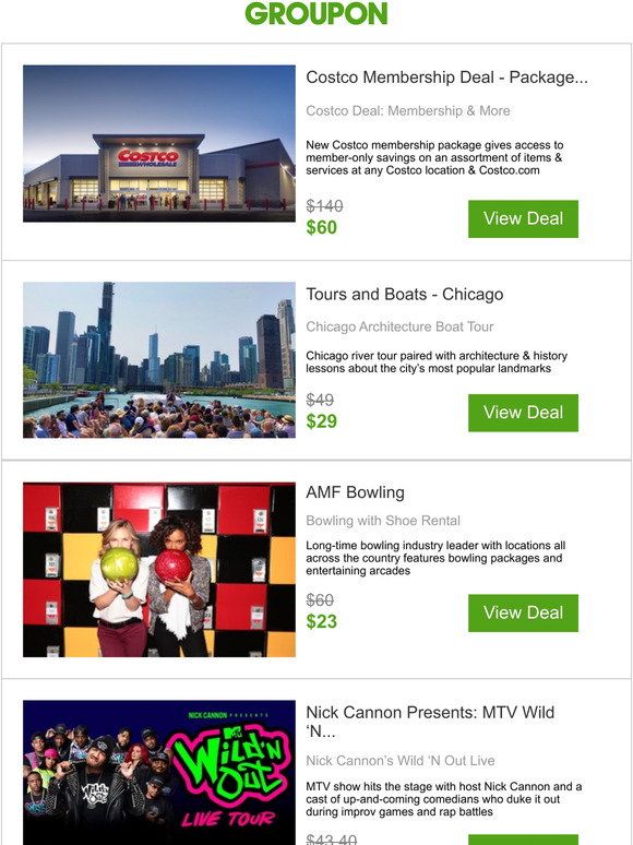 Groupon Costco Deal Membership & More and More Milled