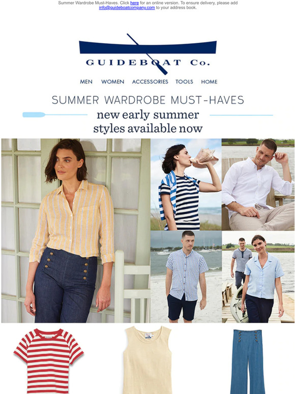 Guideboat AllPurpose Lakeside Casual Wear Milled