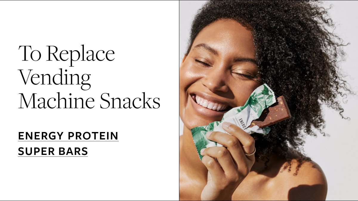 To Replace Vending Machine Snacks—Energy Protein Super Bars