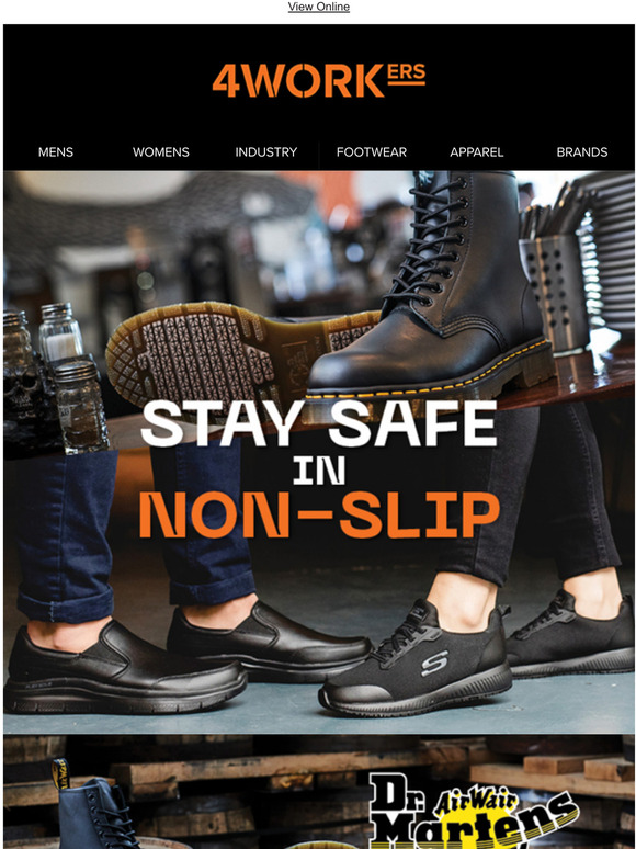 Dr Marten + Skechers | Workwear, but make it fashion
