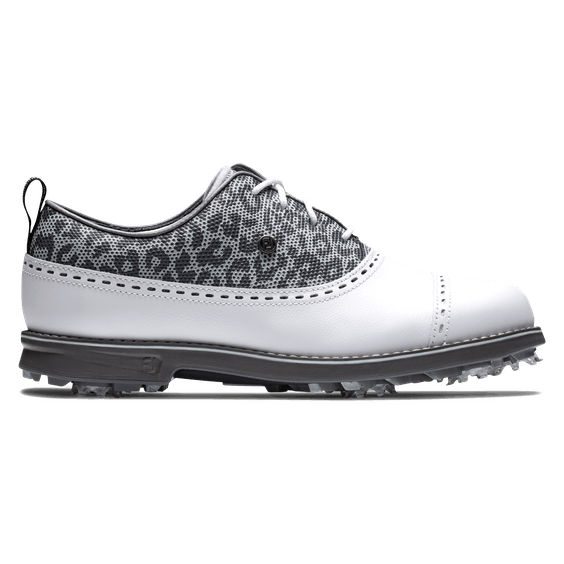FootJoy Womens DryJoys Premiere Series Golf Shoe White/Charcoal