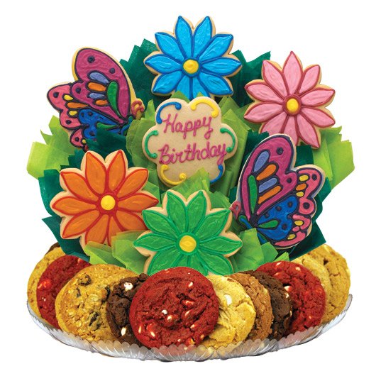 Butterfly and Daisy Birthday BouTray™