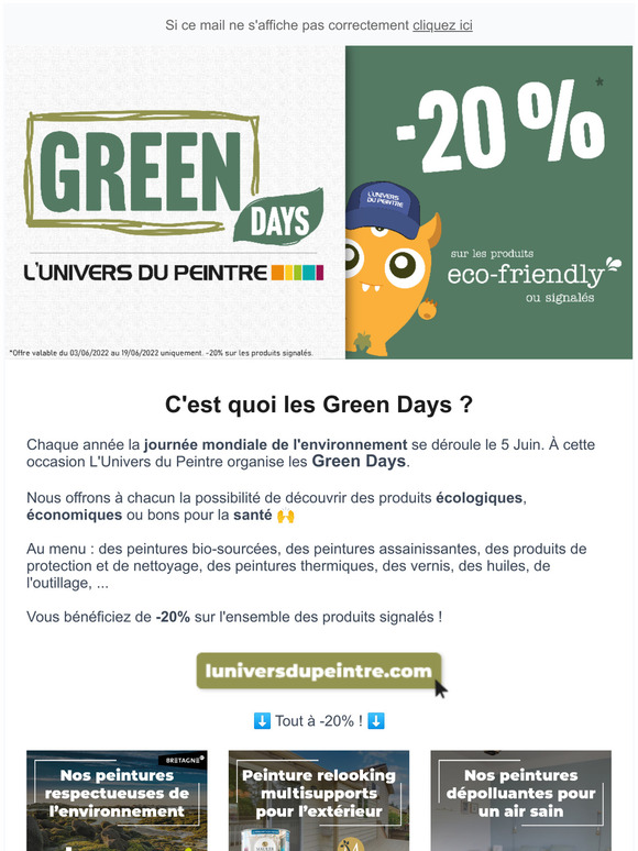 -20% sur les produits eco-friendly