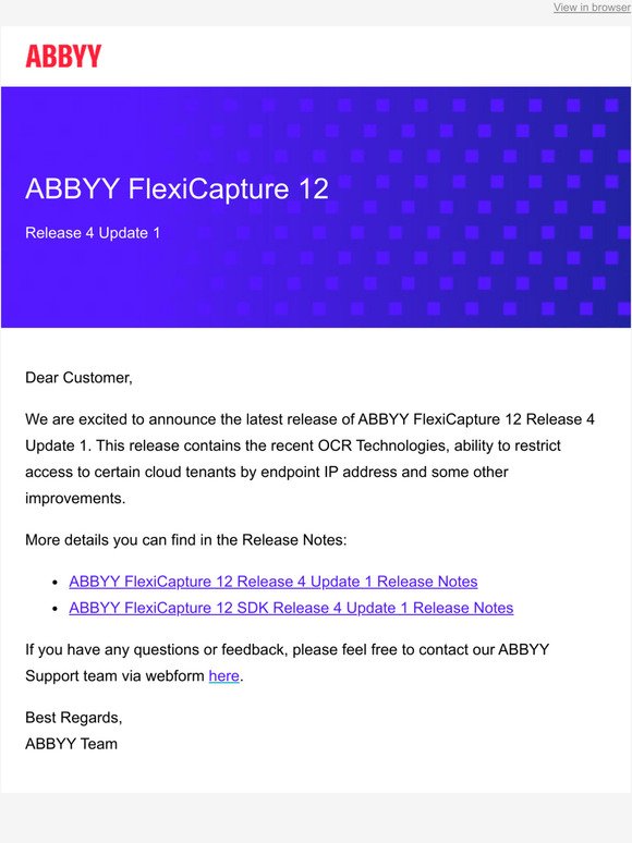 ABBYY FlexiCapture 12 for OCR and Invoice Processing