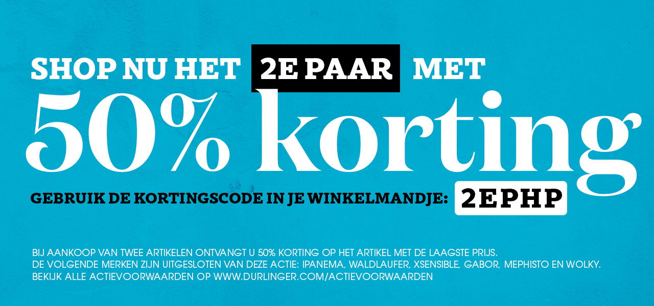 Durlinger: Shop je 2e paar met 50% korting! | Milled