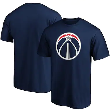 Men's Fanatics Branded Navy Washington Wizards Primary Team Logo T-Shirt