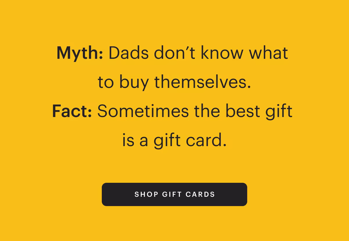 Sometimes the best gift is a gift card