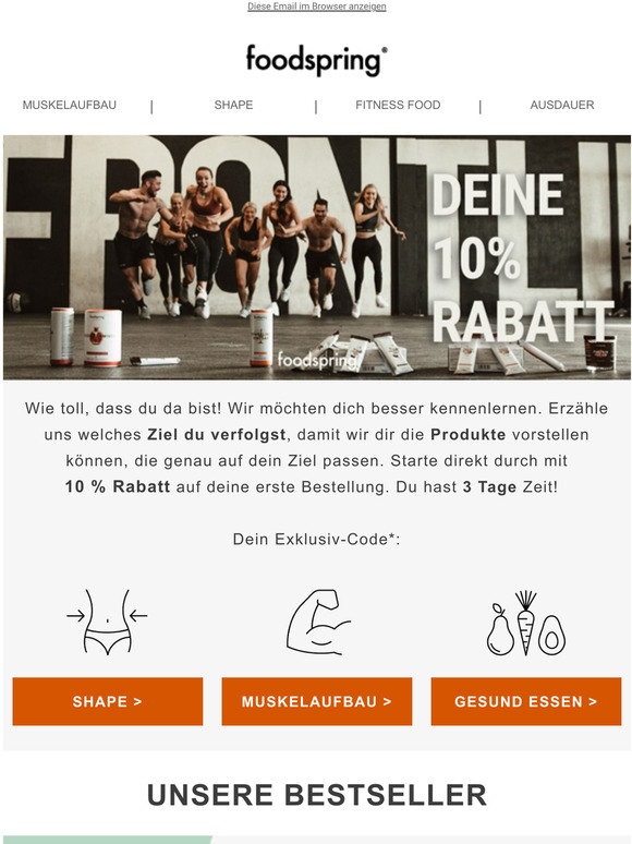 Willkommen, jetzt bist du dabei
