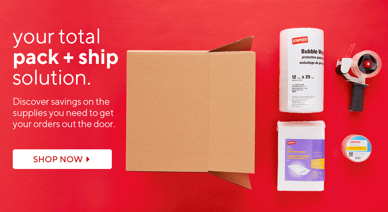 your total pack + ship solution.