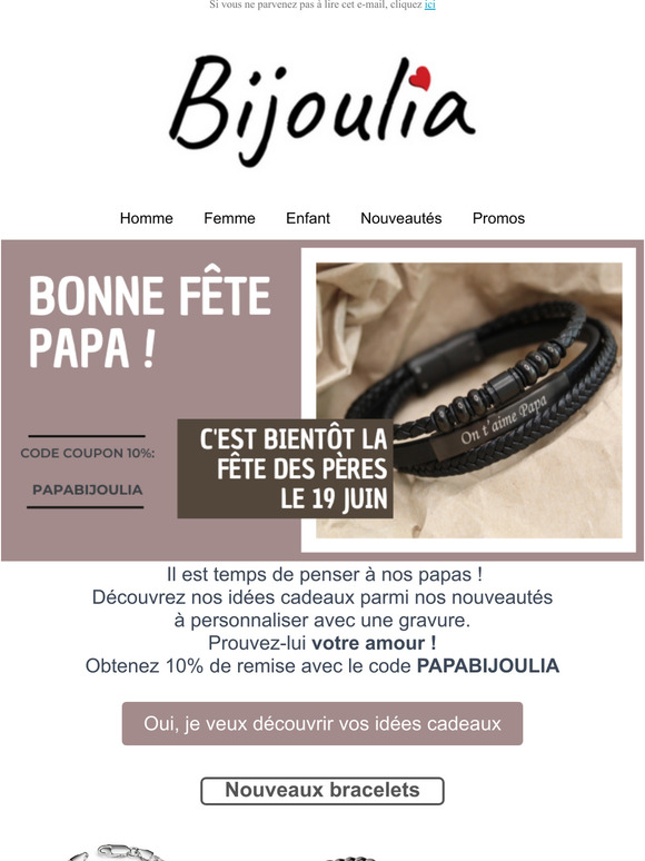 Clbrez les papas avec Bijoulia.fr
