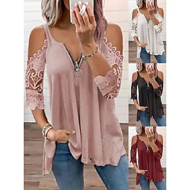 new     trade cross-border Women's  summer suspenders lace sleeves knitted vest women blouse