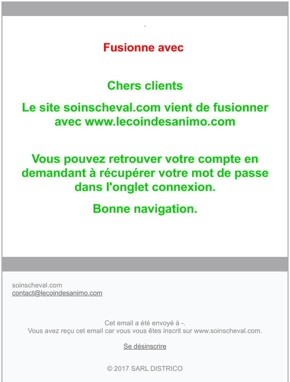 Nouveau Soinscheval.com