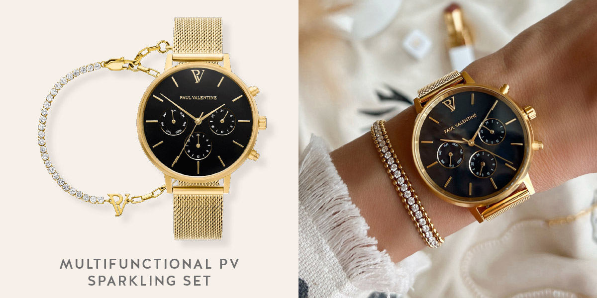 Paul Valentine GmbH Bestselling Gold Watches of the season Milled