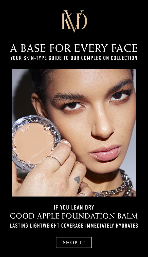 If you lean dry, Good Apple Foundation Balm