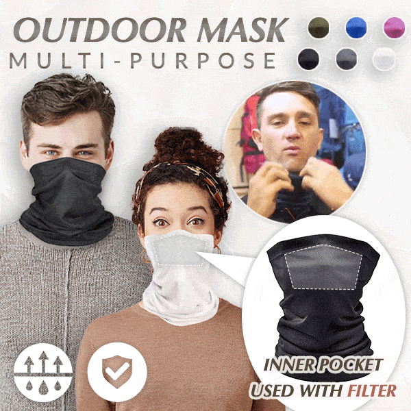 Protective mask Outdoor Sport Bandana Military Tube Scarf Fishing Cycling Tactical Hiking Face Cover Neck Gaiter Half Mask Headband Men Women
