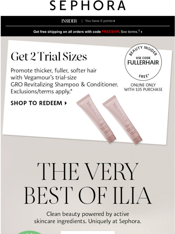 Sephora Have a look at new ILIA Milled