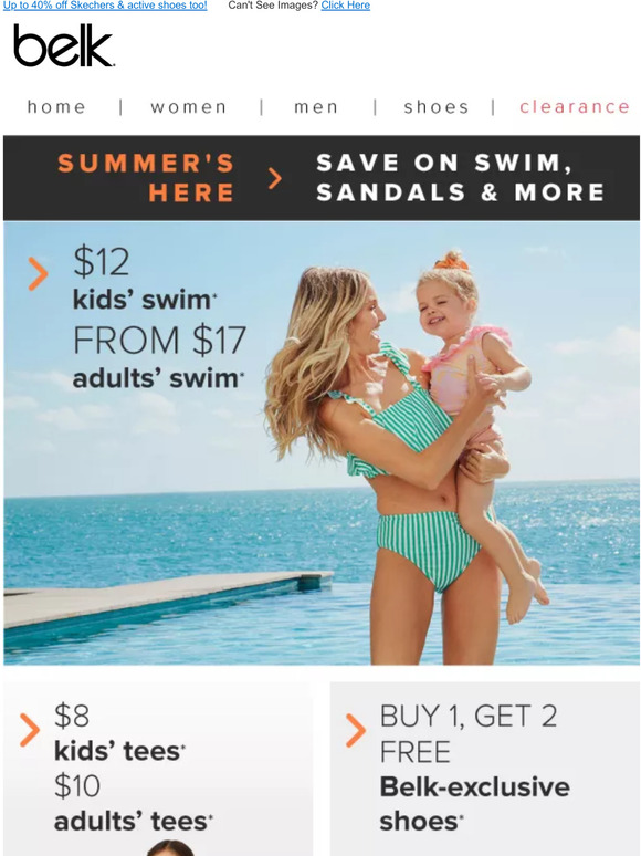 Belk: Buy one, get TWO free select shoes for the family | Milled