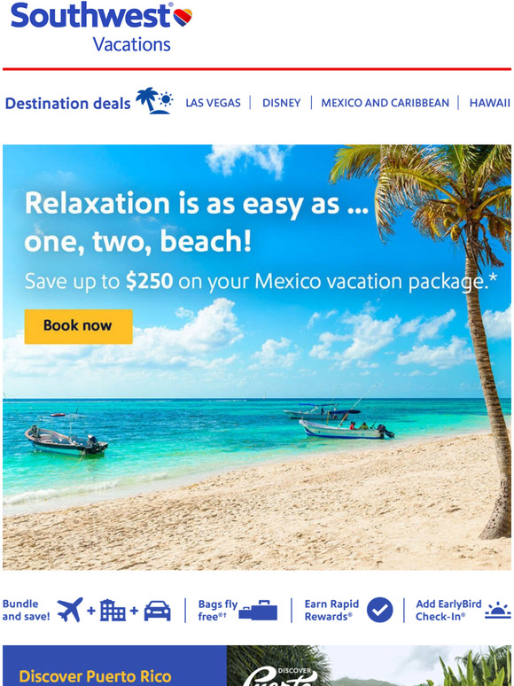 Southwest Vacations Too amazing to ignorehere's an email that'll make