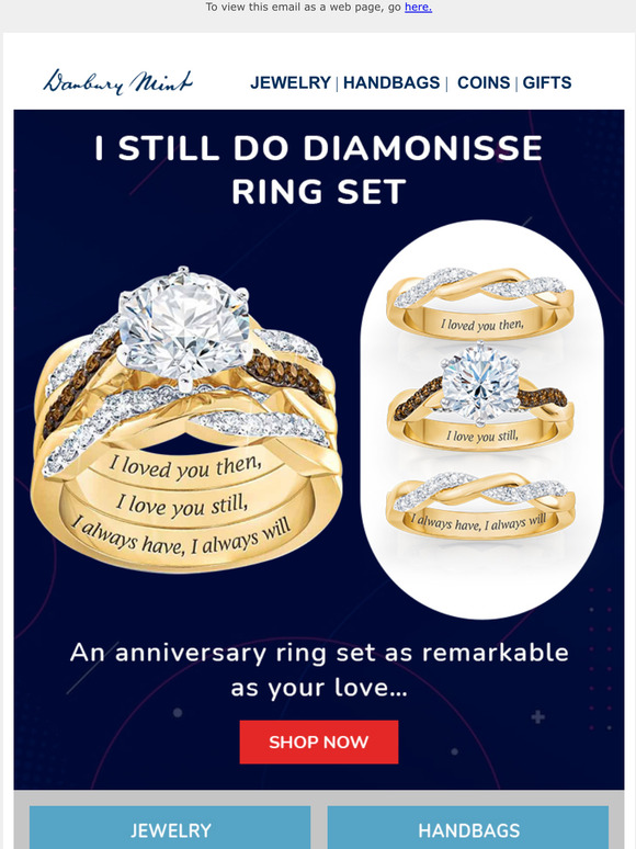 danburymint: Three glamorous rings, one spectacular statement! | Milled