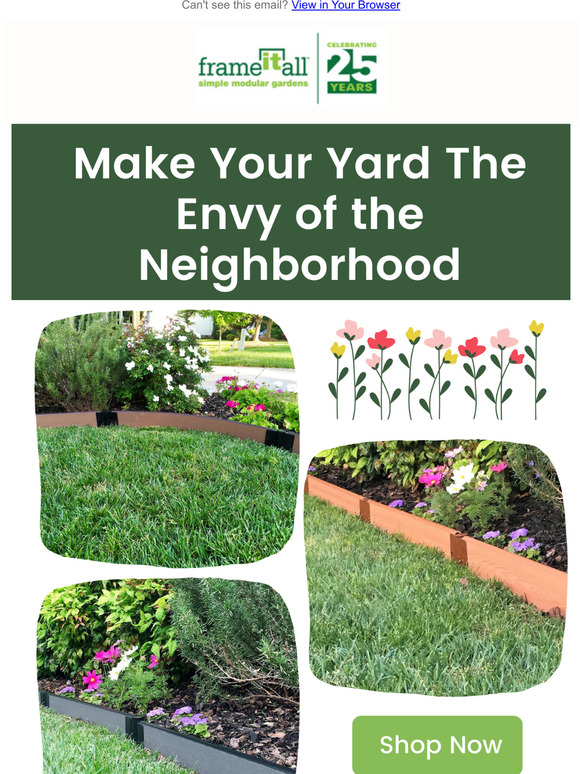 A simple weekend project can transform your yard!