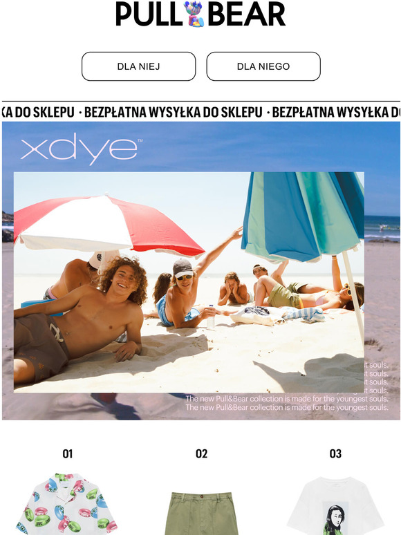 Pull & Bear PL XDYE Collection Just Peace Milled