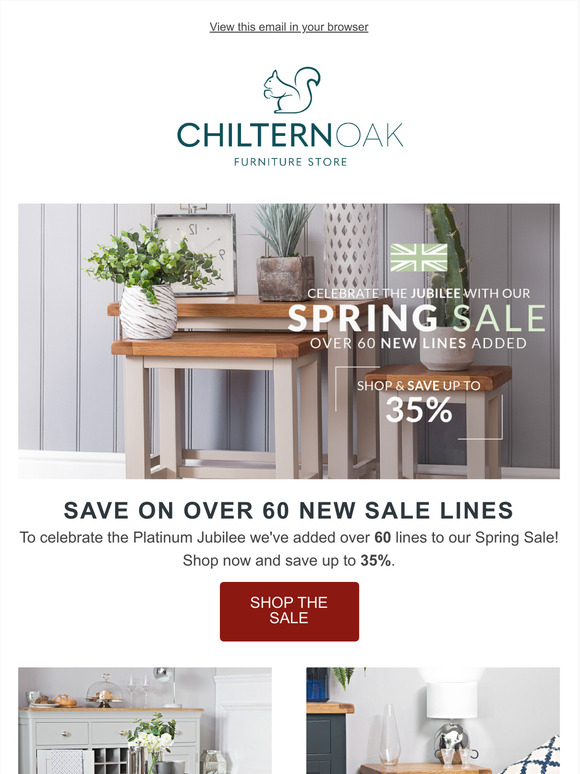 Chiltern Oak Furniture Celebrate the Jubilee weekend in style Milled