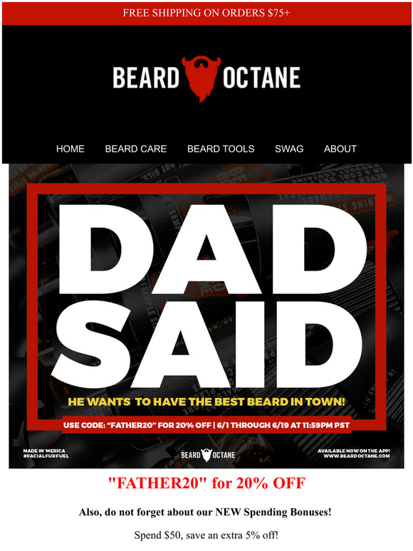 Gear up for Father's Day with our epic sale!